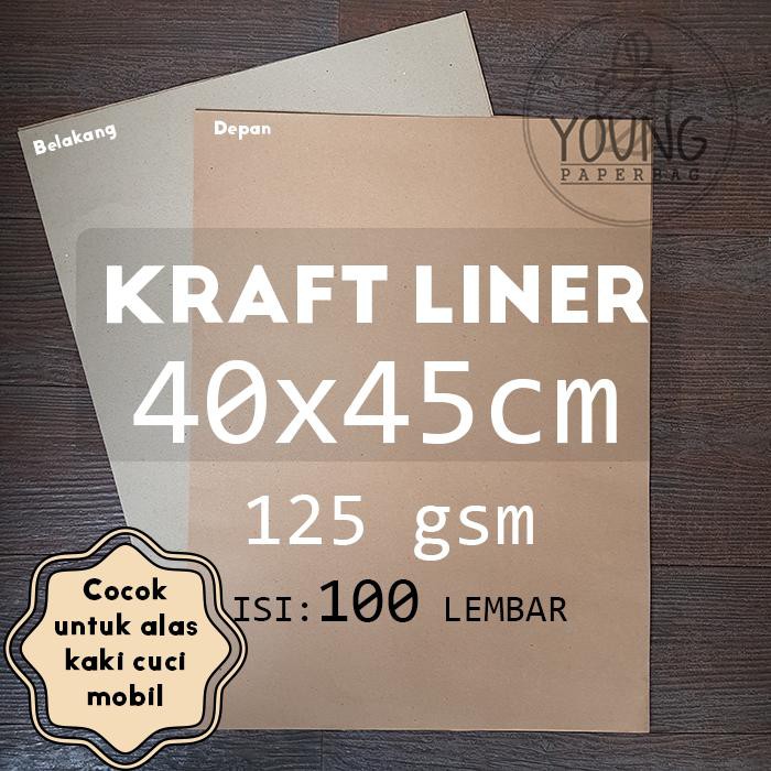 

Kertas / Kertas Samson Kraft Tebal Alas Kaki Cuci Mobil 40X45 125 Gsm 100 Lmbr