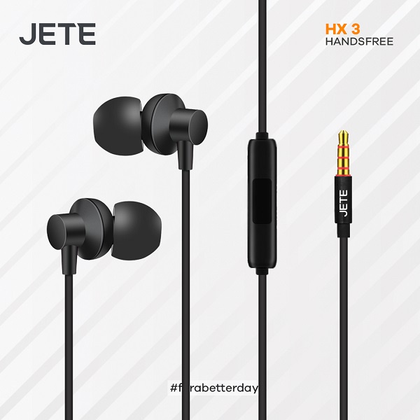 Headset Earphone JETE HX3 - Garansi 2 Tahun Rusak Tukar Baru