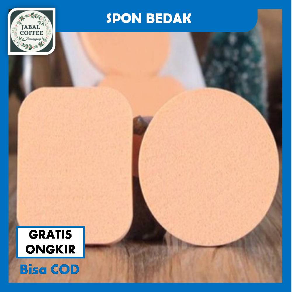 Sponge Bedak Basah / Spon Bedak Make Up / Spon Bedak Bulat Dan Kotak J137