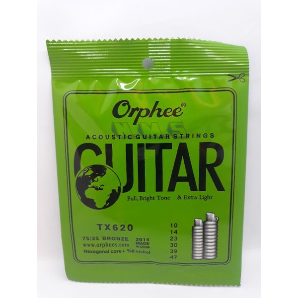 Orphee Senar Gitar Akustik Tx620 Ukuran 0.10