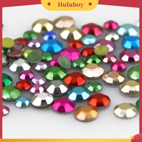 Huluboy Huluboy♡ Roda Isi Stiker Kuku Warna Warni Untuk Dekorasi Manicure DIY