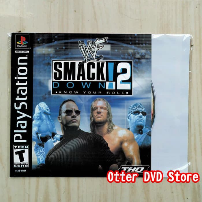 Kaset CD Game Ps1 Ps 1 Smack Down Smackdown 2 - Know Your Role