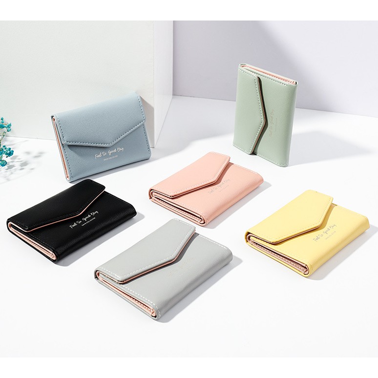 DOMPET KULIT LIPAT WANITA/ DOMPET KECIL MAGNET IMPORT - FASHWALLET 2811