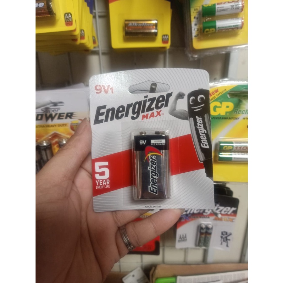 Baterai Kotak 9V ENERGIZER MAX ALKALIN