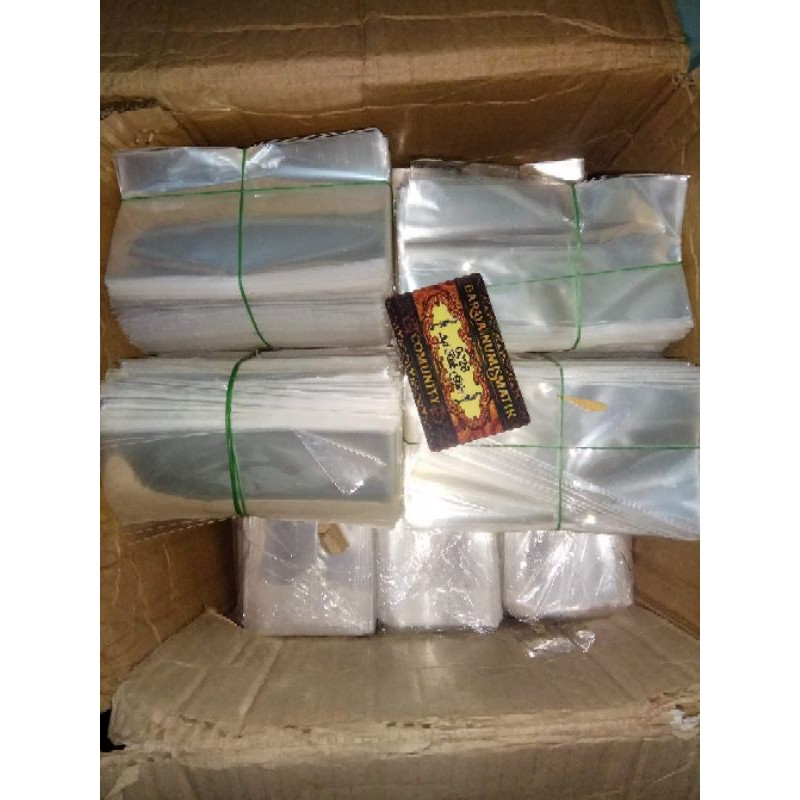 plastik opp untuk uang kuno 1kg tidak bisa campur ukuran