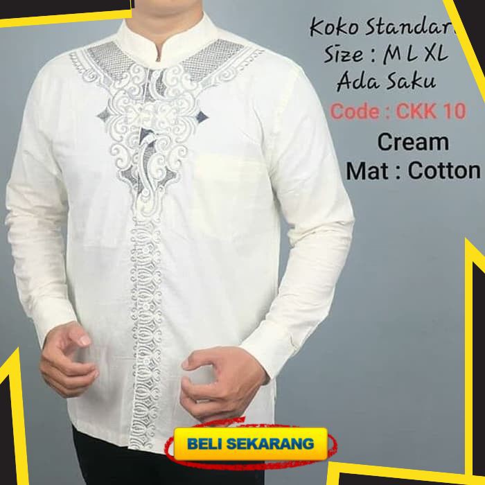 BAJU KOKO PRIA KEMEJA KOKO LENGAN PANJANG CKK10