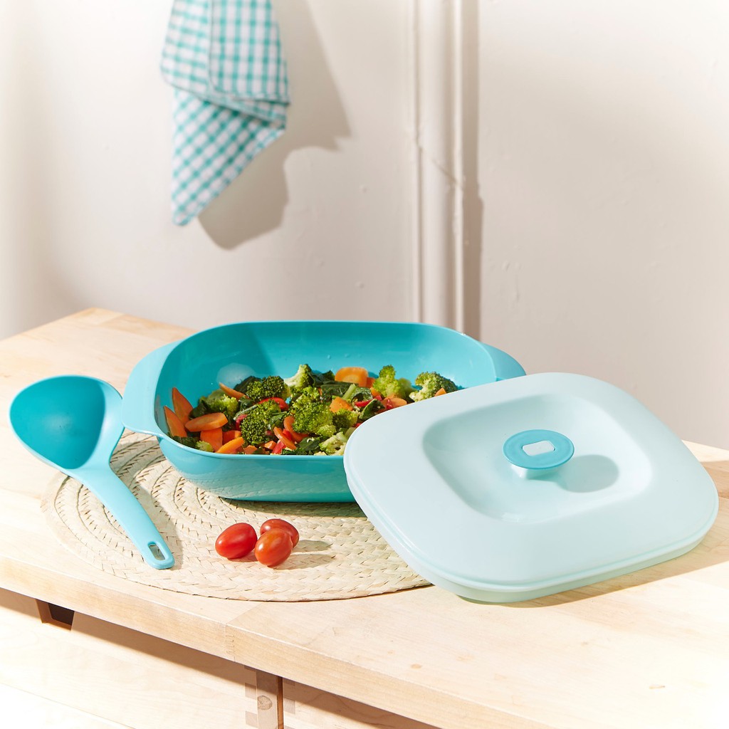 Jasmine Serving Set S with Ladle/ Tempat Sayur Plastik/ Mangkok Sayur