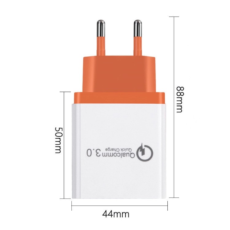 Charger 3 port USB QC 3.0 Fast Charging