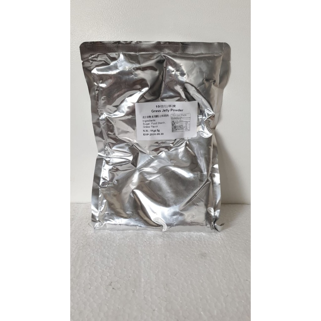 

Bubuk Grass Jelly CINCAU HITAM IMPORT TAIWAN 1KG