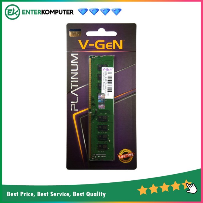 Ram V-GeN Platinum DDR4 4GB PC19200
