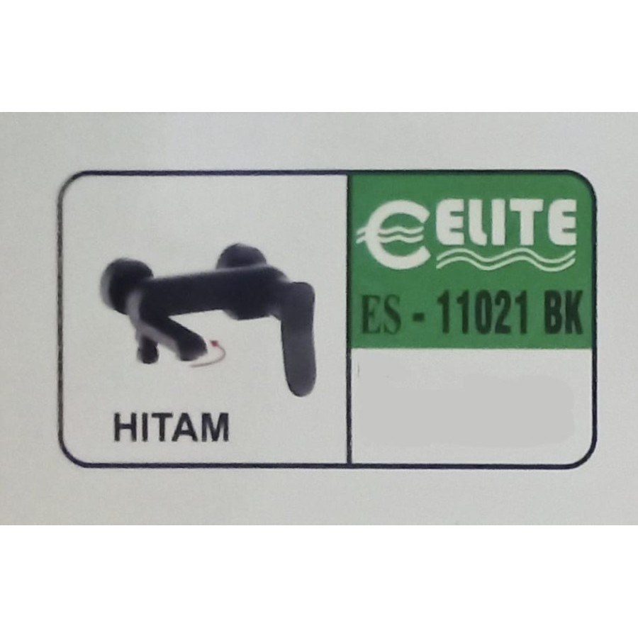 Kran BathMixer (Panas+Dingin) Elite ES-11021BK