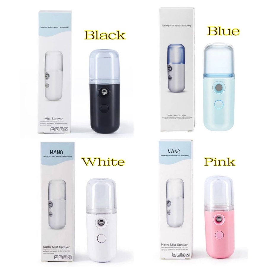 Nano Spray Usb Portable Mist Mini Perawatan Wajah Melembutkan Kulit Muka