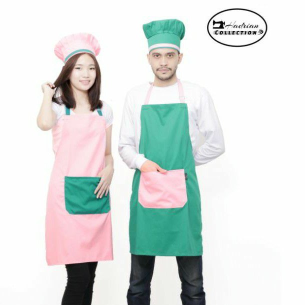 Celemek apron combination  warna Celemek pria wanita Celemek masak Celemek kitchen