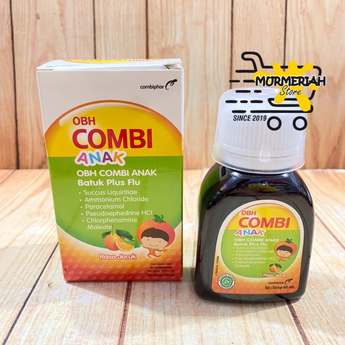 OBH COMBI ANAK BATUK PLUS FLU 60 ml-Obat Batuk, Flu & Demam Anak