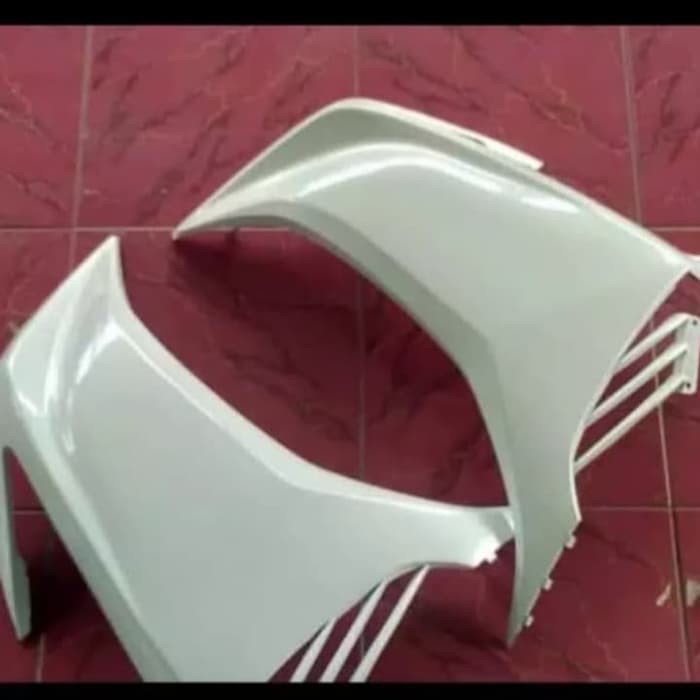 Sayap Jupiter MX new putih / body depan samping Jupiter mx new putih
