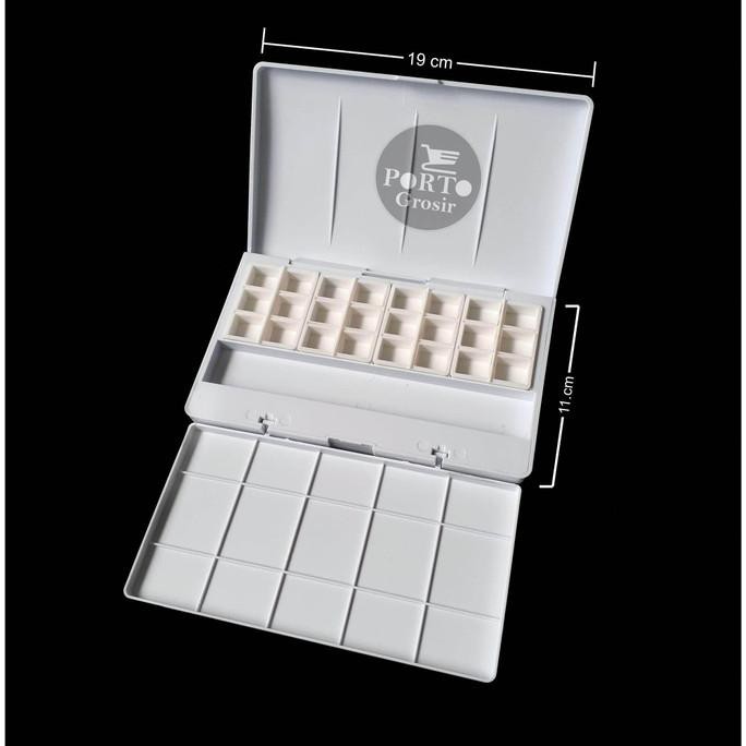 

Ready...Ready...Ready...] V-Tec Box Watercolor Nbx 24P Plastik Vtec Palet Kotak Cat Air 24 Warna