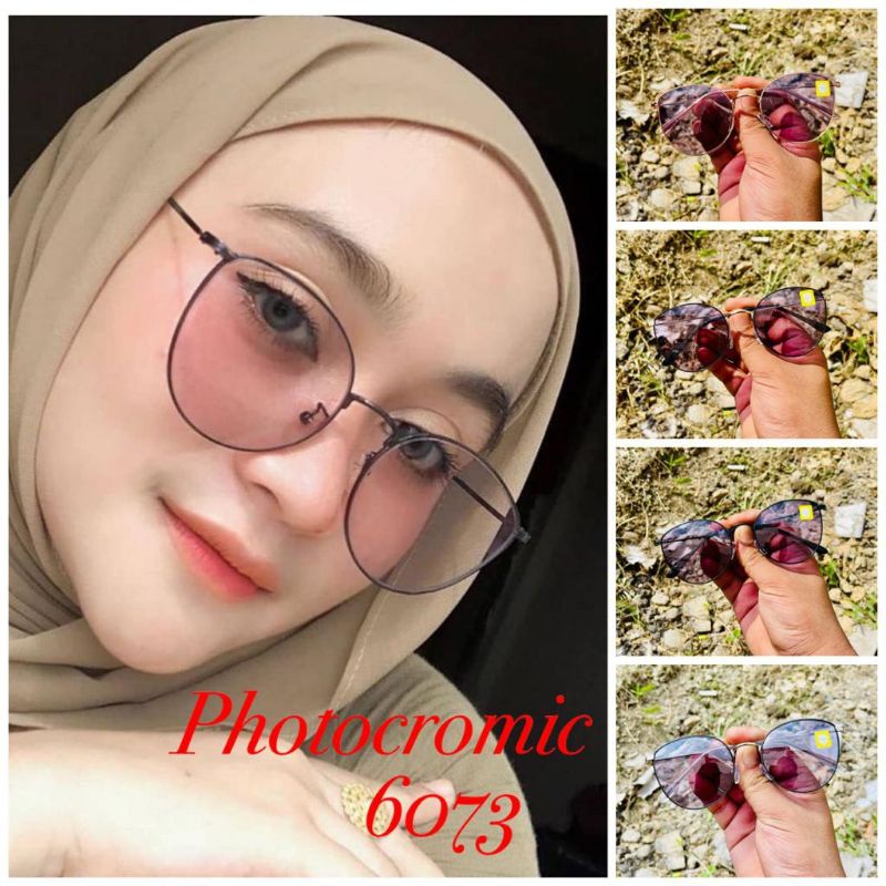 KACAMATA MINUS + LENSA PHOTOCROMIC | KACAMATA WANITA | KACAMATA MINUS | KACAMATA 6073 / KACAMATA BUL