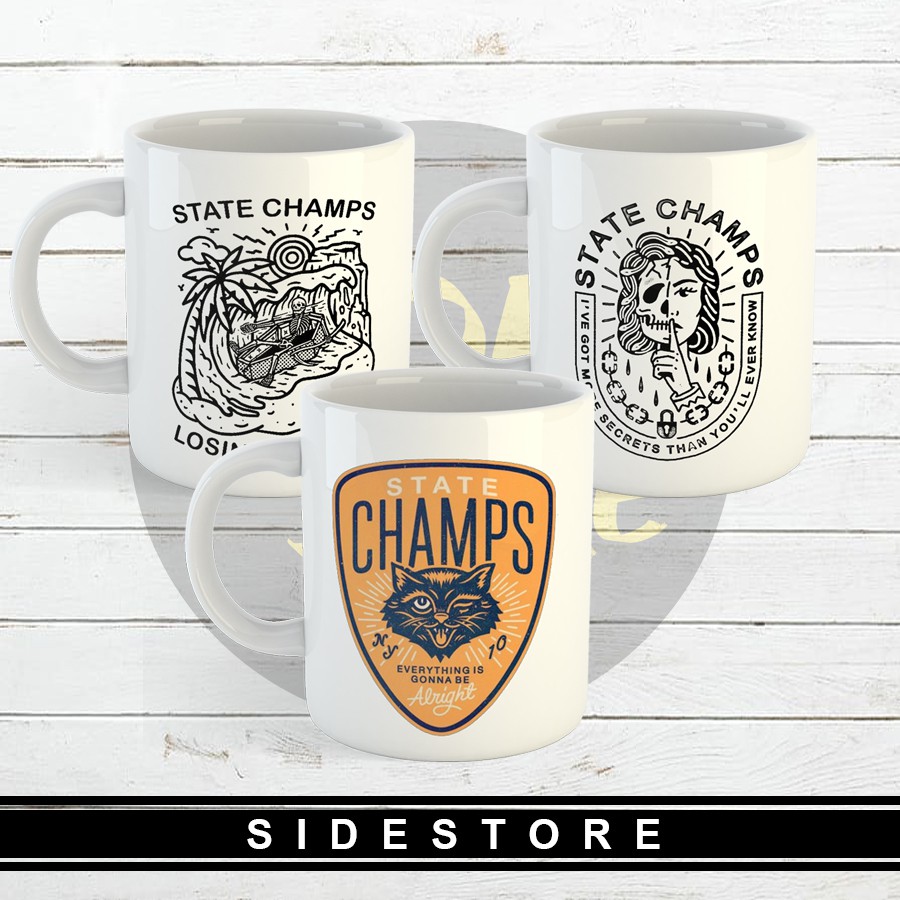 GELAS STATE CHAMPS - STATE CHAMPS - MUG CUSTOM