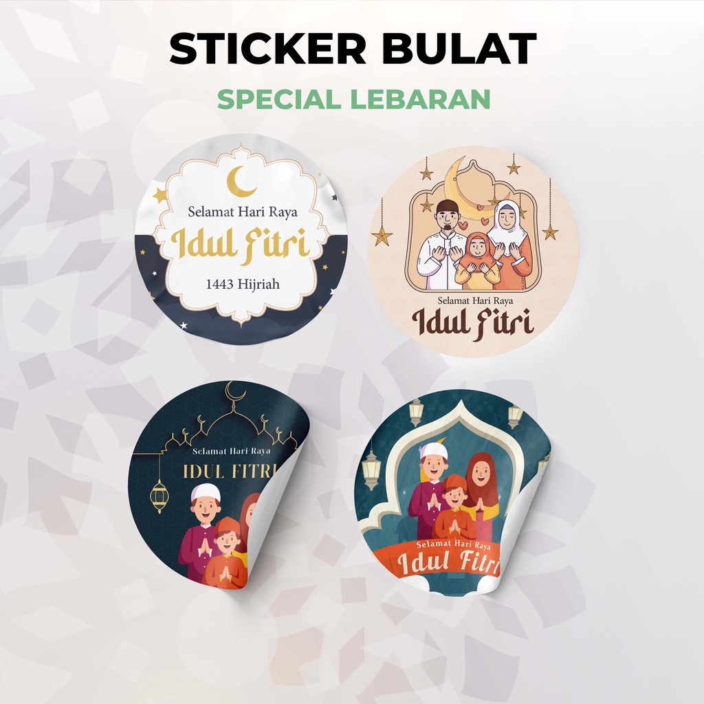

Artomaringi Stiker Idul Fitri/Stiker Lebaran/Stiker Ucapan Hari Raya F05