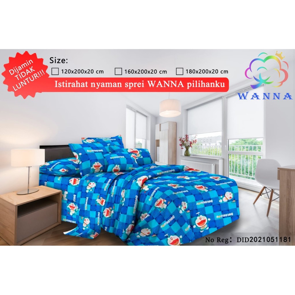 TERBARU Sprei home made !! sprei karakter murah sprei premium !! Sprei homemade murah grosir sprei WANNA Nyaman dan Lembut Kualitas BAGUS BISA COD