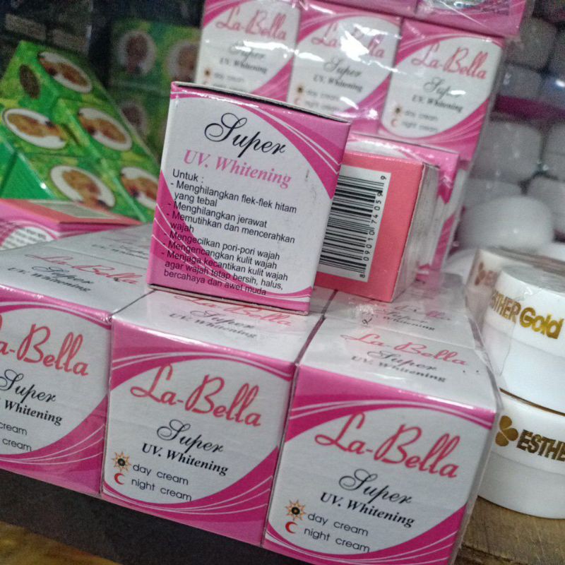 12.pcs / cream labella putih / cream la bella supeer