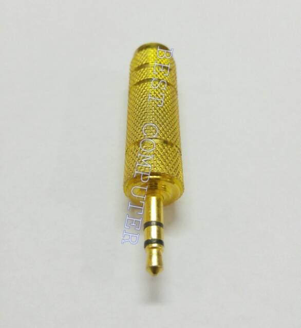 KONEKTOR / CONNECTOR / CONVERTER / AUDIO JACK 3 5 MALE TO 6.5 FEMALE