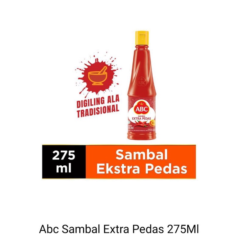 

ABC sambal extra pedas 275ml