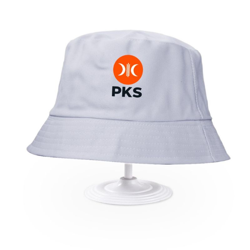 TERMURAH TOPI BUCKET HAT BOLAK BALIK SPESIAL LOGO PARTAI POLITIK INDONESIA