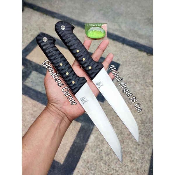 PISAU HULUSI ARGUT 18 CM SPECIAL + SARUNG PISAU TURKI
