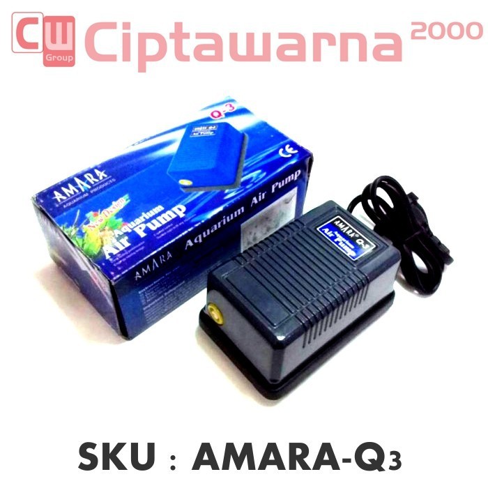 MESIN aerator oksigen gelembung udara AMARA Q3 AA-222 1 lubang