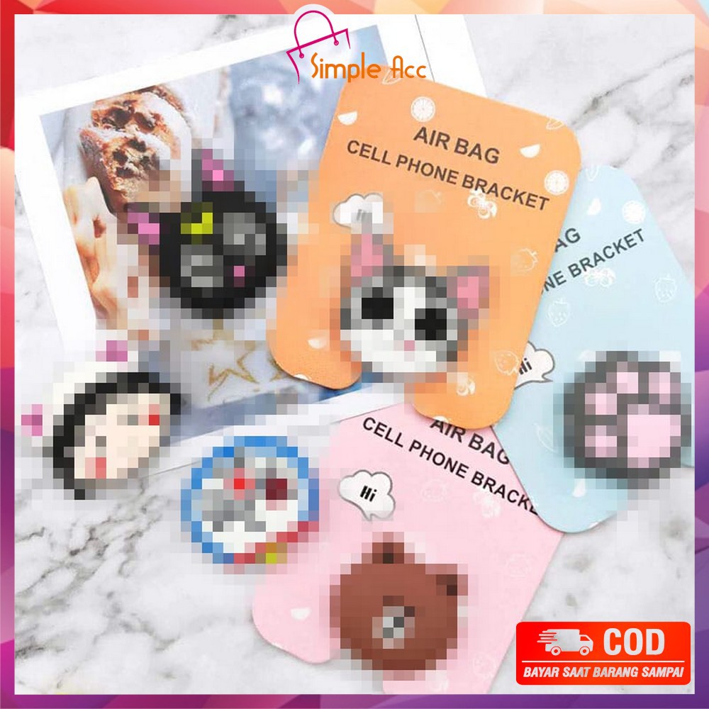 ~COD~ DO-C80-82 Popsocket Karakter Kartun 3D Korea / Bulu Popsoket Aksesoris HP Murah-4