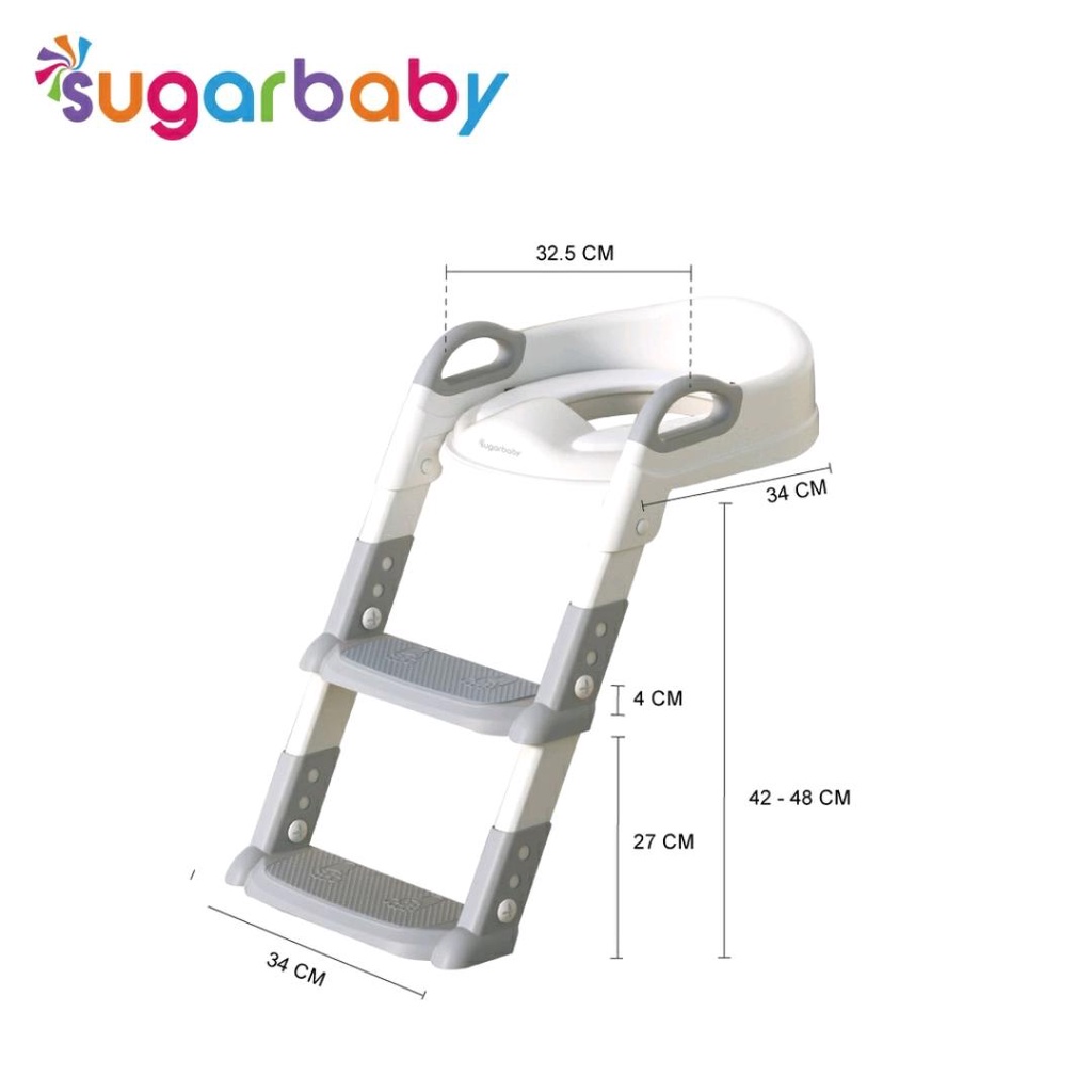 SUGARBABY POTTY TRAINING SEAT&amp;LADDER / POTTY SEAT TOILET TRAINING ANAK