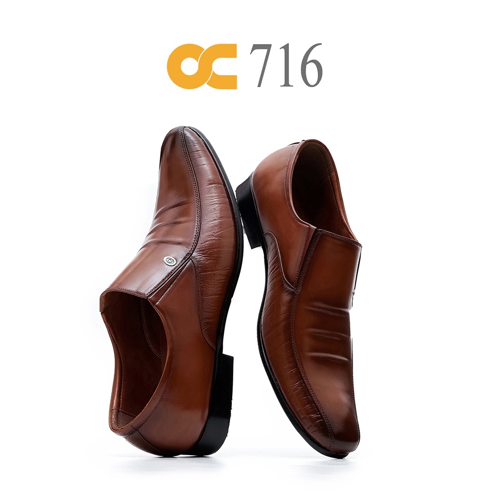 SEPATU KANTORAN SLIP ON PANTOFEL PRIA KULIT ORIGINAL ODON CIBADUYUT OC-716