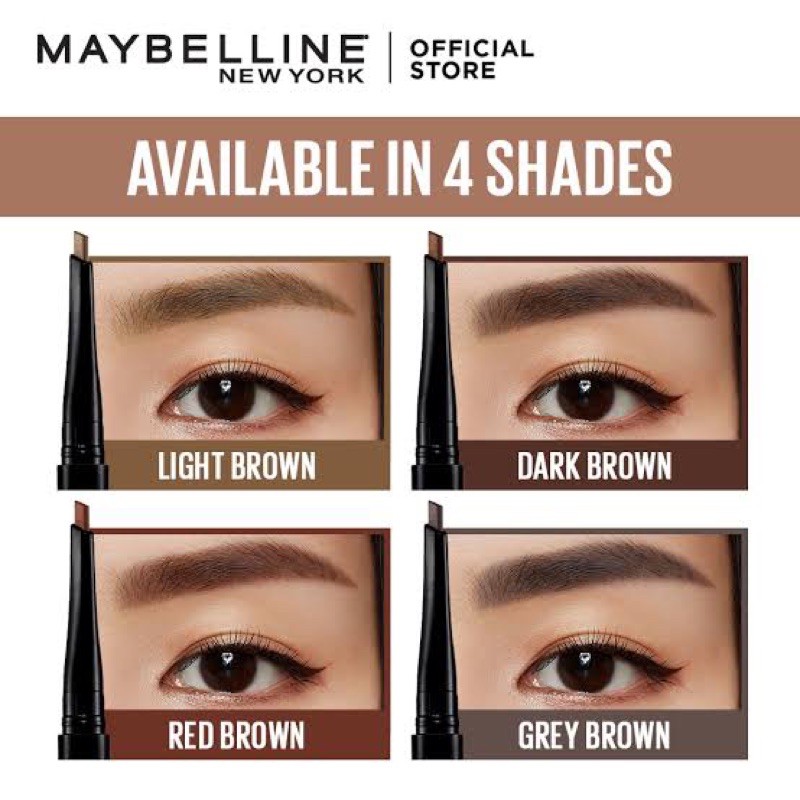 Maybelline define and blend eyebrow pensil alis pencil maybeline