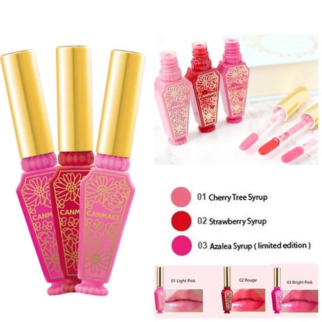 Jual Canmake Japan Lip Tint Syrup lipgloss lipstick matte Shopee