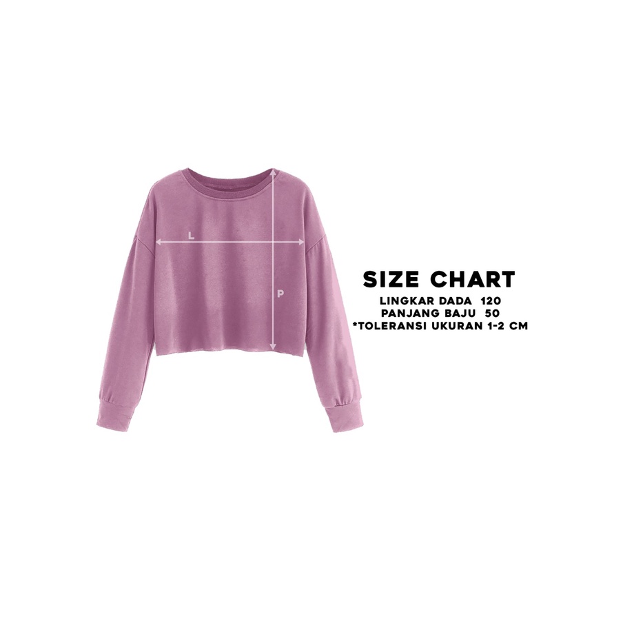 SWEATER CROP GIRL POWER GAWAOFFICIAL