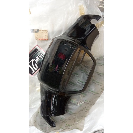 batok cover lampu atas kawasaki kaze kaze r hitam original