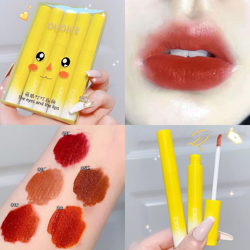 Lipstick Liquid Korean Lipstik Lip Cream Lip Glaze Korean Lip Gloss Waterproof