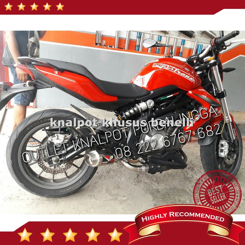 Jual knalpot Benelli 250 slip on Power Max AR