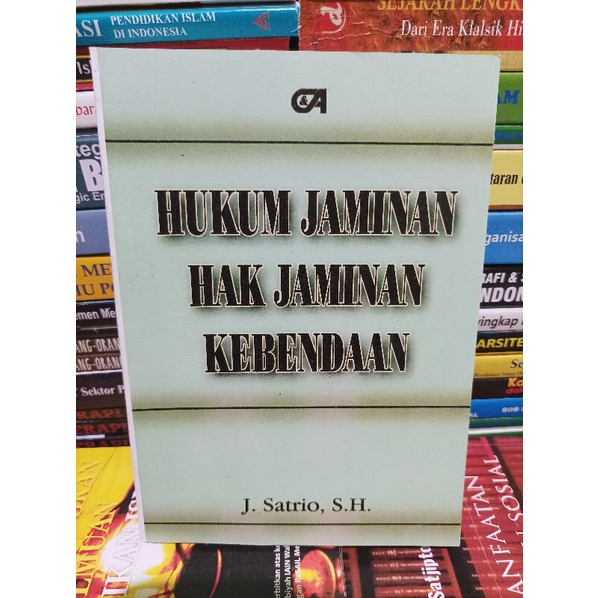 HUKUM JAMINAN HAK JAMINAN KEBENDAAN j. satrio