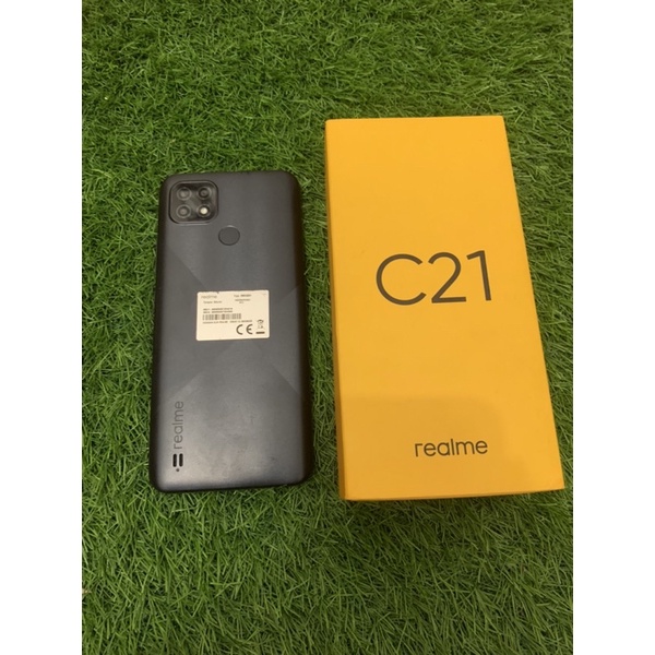 handphone / hp realme c21 ram 3 gb internal 32 gb second mulus