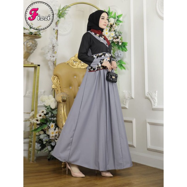 (Ready)Gamis Toyobo Original Brand Fizzi Terbaru