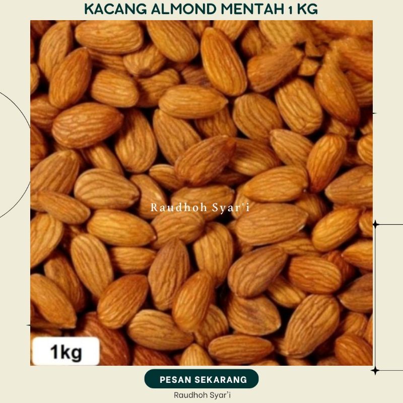 

KACANG ALMOND MENTAH 1 KG