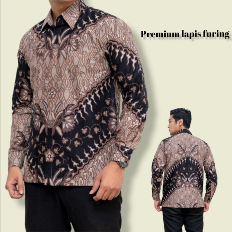 KEMEJA BATIK LAPIS FURING / KEMEJA BATIK SLIMFIT / KEMEJA BATIK PREMIUM