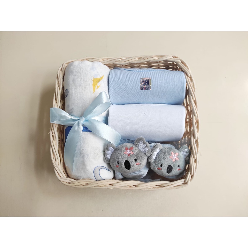 Hampers Parcel Paket Gift Set Kado Hadiah Newborn Baby Bayi Lahiran Rattan