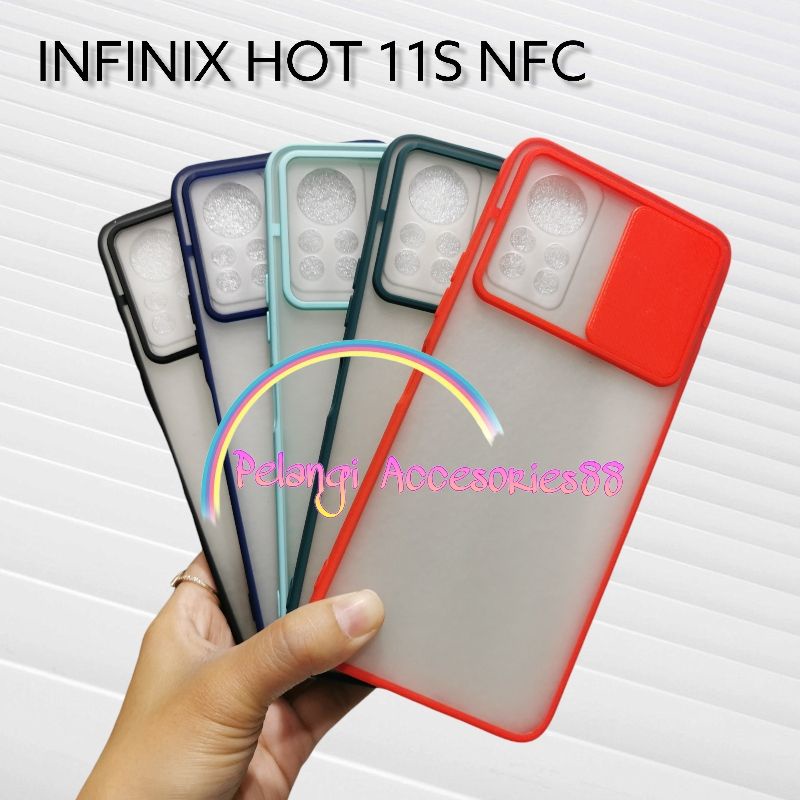 CASE INFINIX HOT 11S NFC CASE SLIDE KAMERA - CASE DOVE SLIDE KAMERA