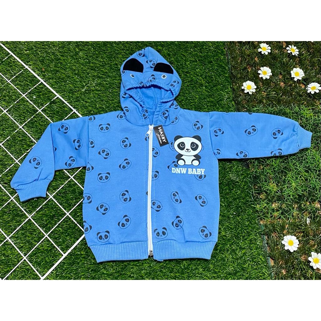 sweater anak motif panda 3-12 bulan