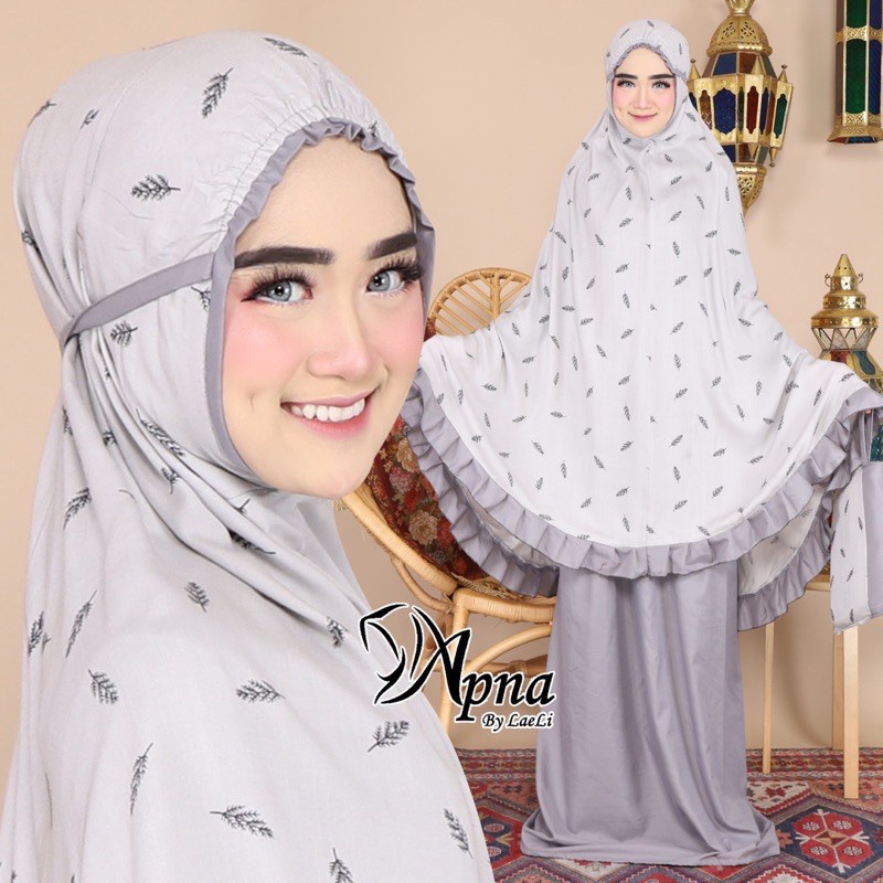 Mukena rayon Dewasa Terbaru 2022 Motif Cemara Bakul Shopp