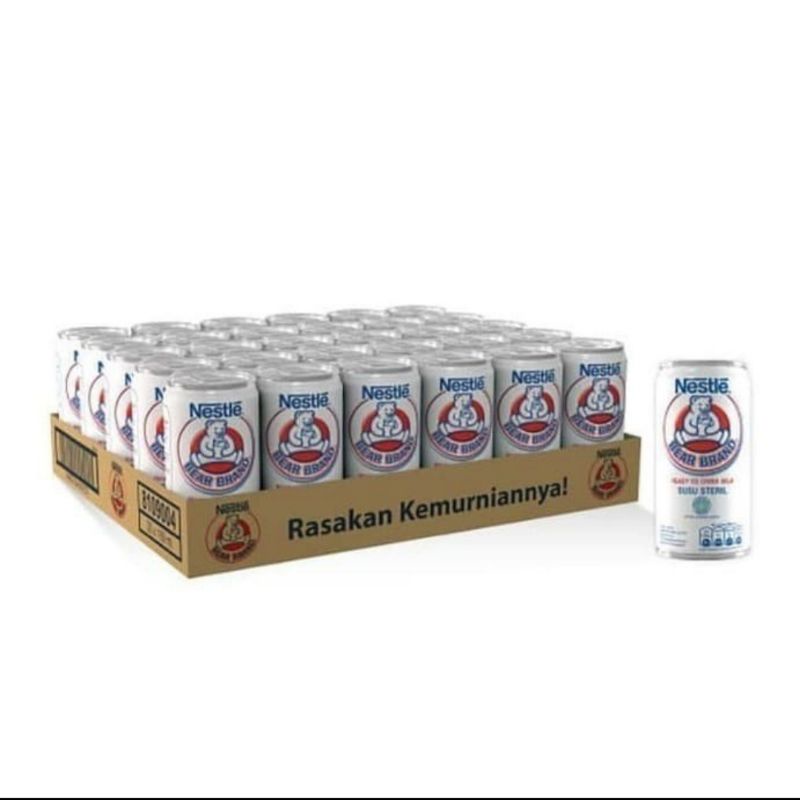 

BEAR BRAND MILK minuman siap minum 189 ml - 30 pcs