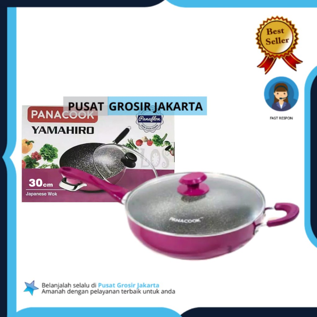 PGJ - Wajan Teflon Panacook Yamahiro 30 CM Termurah
